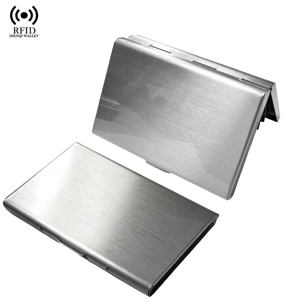 Card Holder Slim Case - RFID Kartvizit Sahipleri Kart Cüzdanı Alüminyum