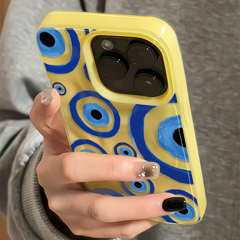 Phone Cases Blue - Retro Mavi Göz Tasarımlı TPU Telefon