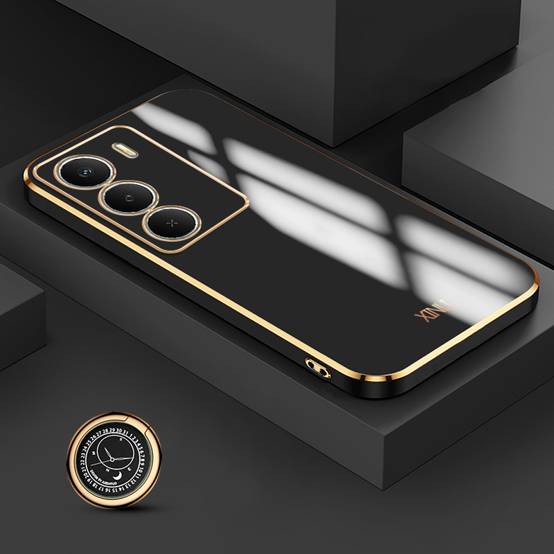 Phone Cases Realme - Realme 14X için Biruiqu Arka Kapak