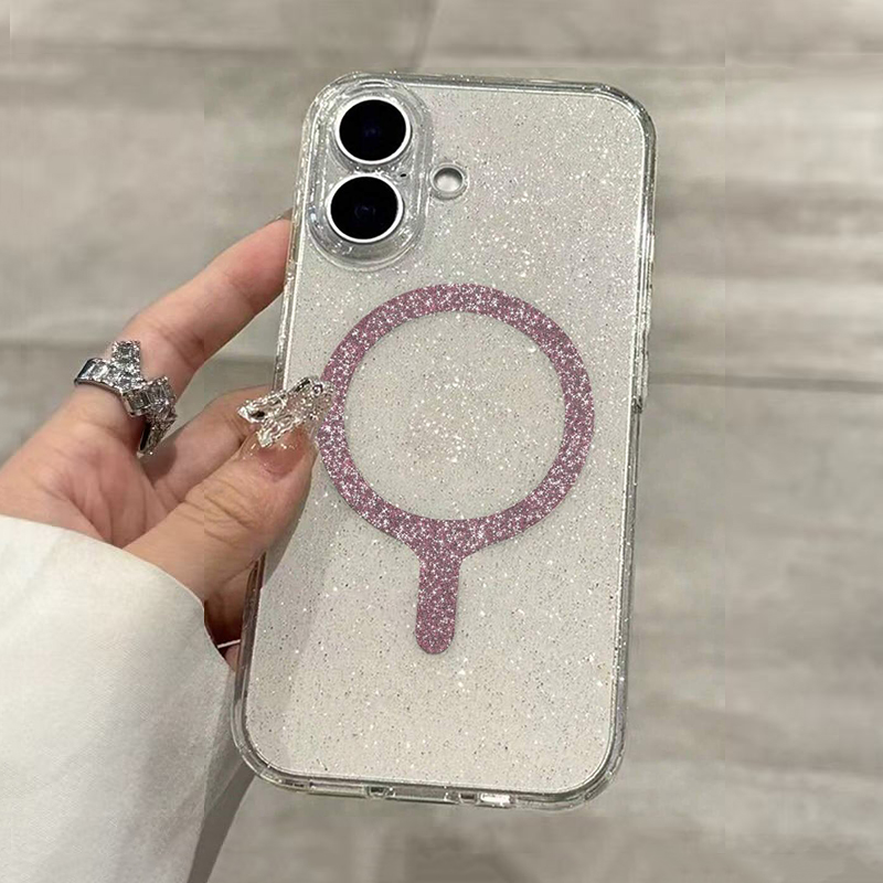 Phone Cases Pinterest - Şeffaf Manyetik Simli Telefon Kılıfı iPhone