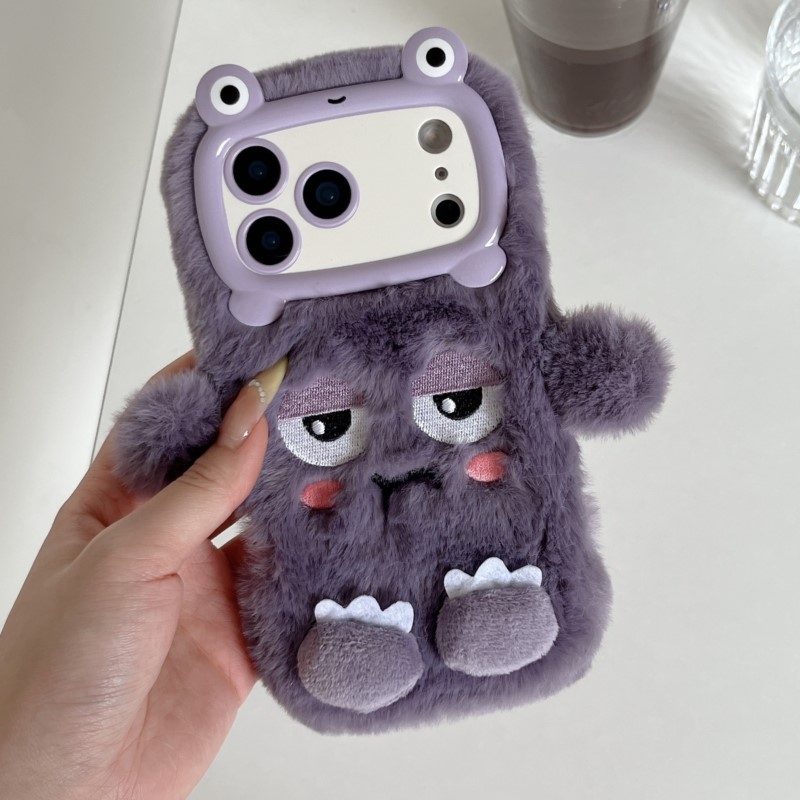 Phone Cases Iphone 15 Pro Max - Sevimli Karikatür Komik Uyuyan Suratlı Telefon