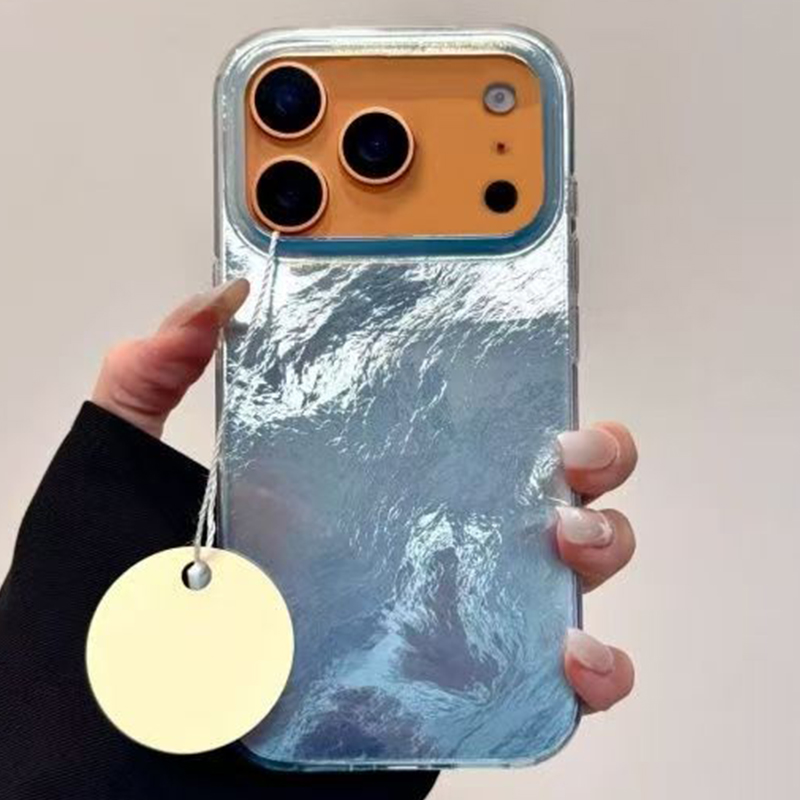 Phone Cases Blue - INS Tarzı Mavi Karışık Baskılı Telefon