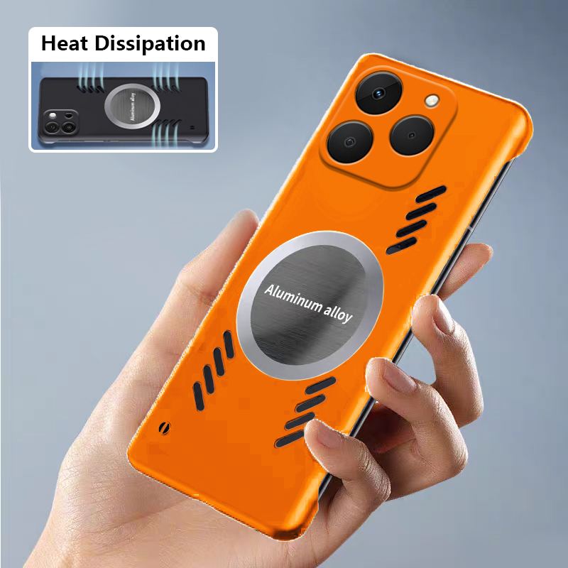 Phone Cases Realme - Realme 15T için Biruiqu Çerçevesiz Kılıf