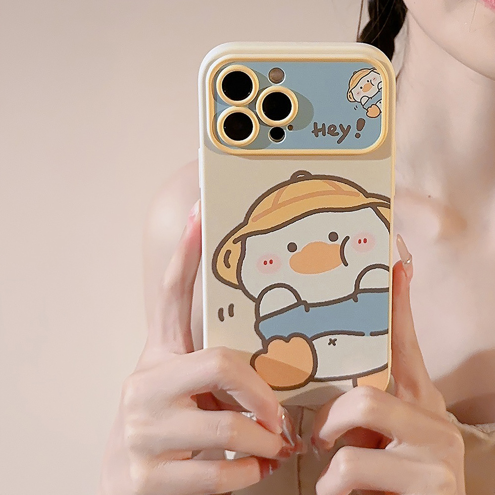 Phone Cases Durable - Kore Çizgi Film Sarı Ördek Telefon