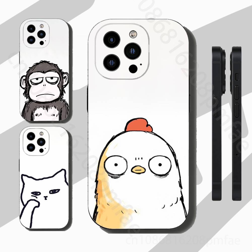 Phone Cases Ugly - Çirkin Sevimli Hayvan Serisi Telefon Kılıfı