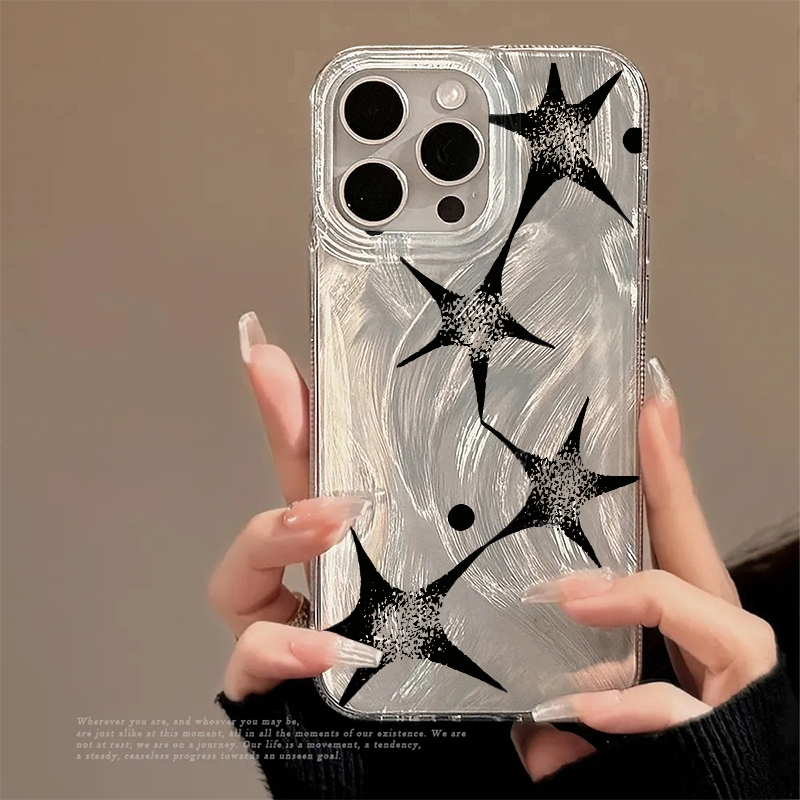 Phone Cases Durable - Parlayan Yıldız Trend Desenli Telefon Kılıfı