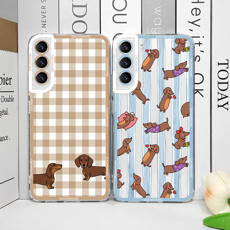 Phone Cases Galaxy S24 - Sevimli Sosis Köpek Telefon Kılıfı Samsung