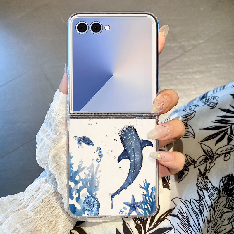 Phone Cases Z Fold 6 - Balina Desenli Telefon Kılıfı Samsung Galaxy