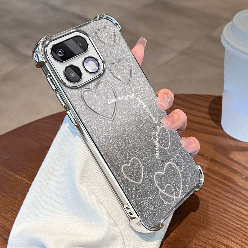 Glitter Shockproof Case - Realme 16 Pro 5G Kılıfı için