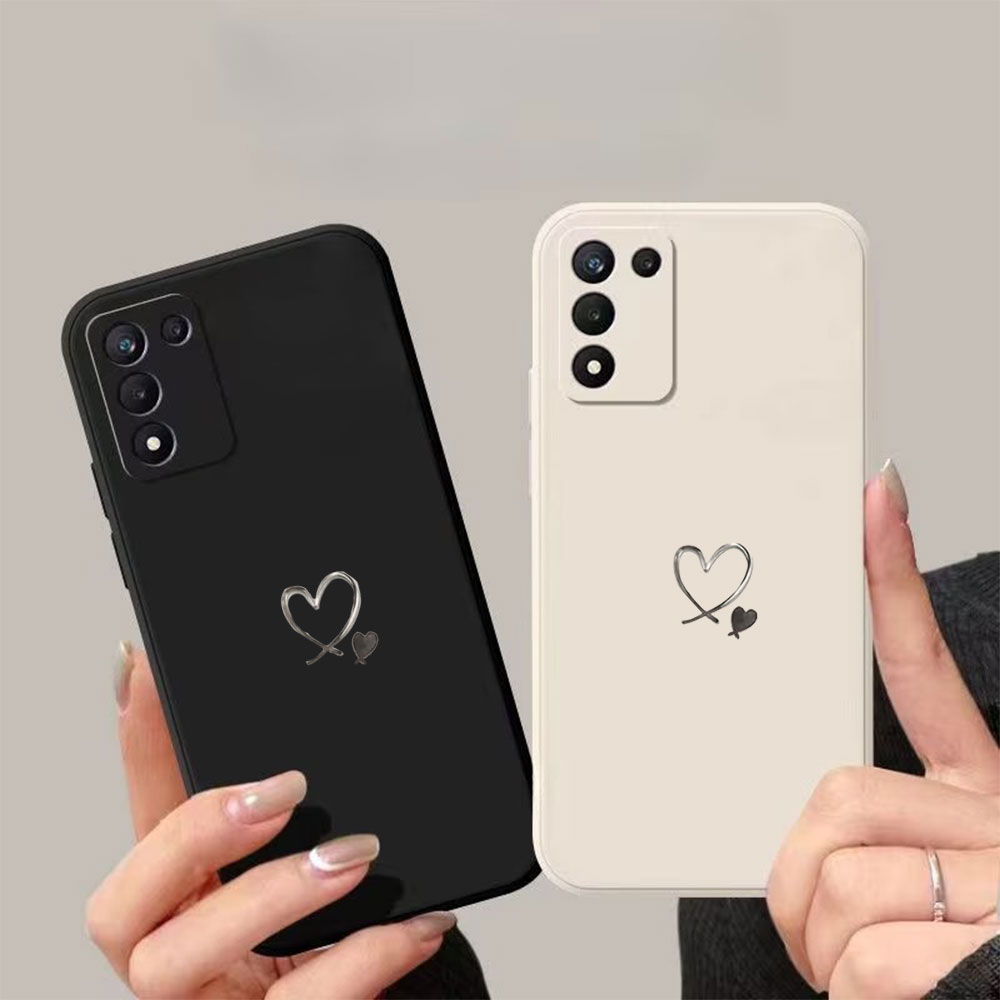 Phone Cases Galaxy S24 - Aşk Kalpli Baskılı Darbeye Dayanıklı Telefon