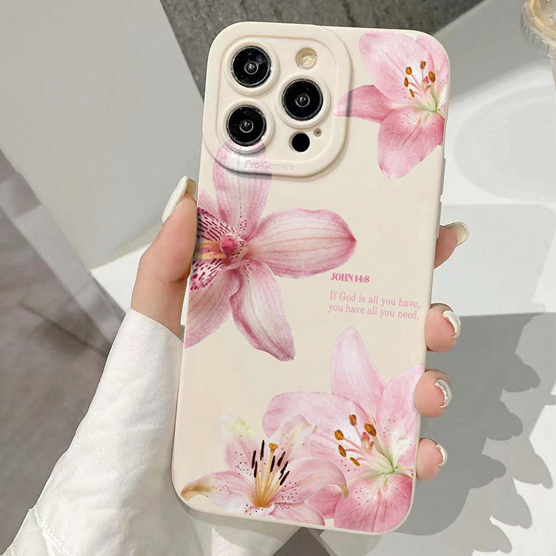 Mavi Çiçek Desenli Silikon INS - Phone Cases Durable incelemesi ve fiyatı