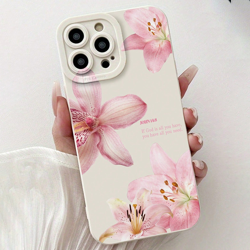 Mavi Çiçek Desenli Silikon INS - Phone Cases Durable incelemesi ve fiyatı
