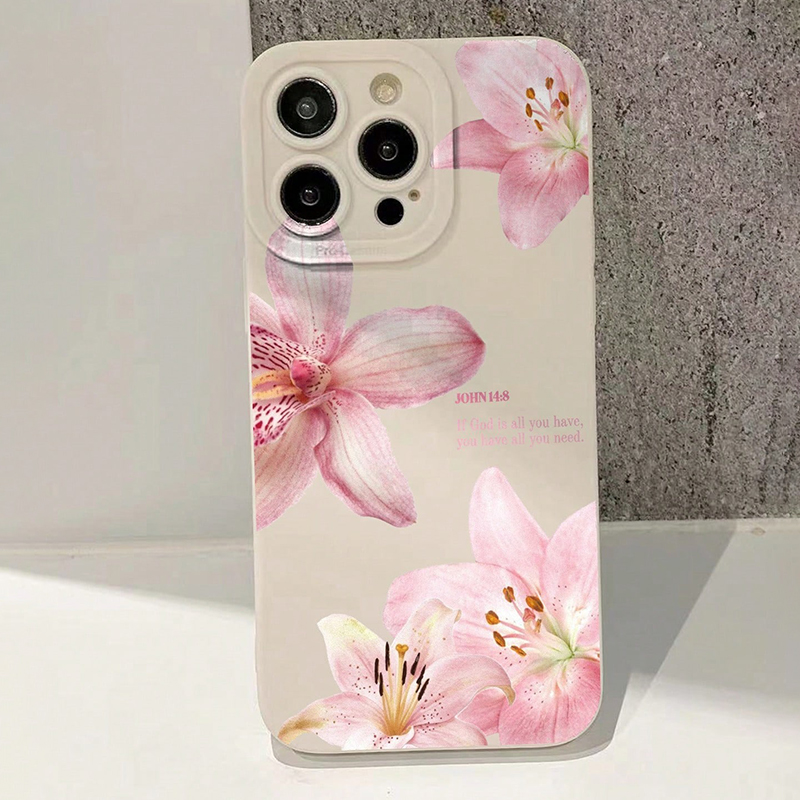 Mavi Çiçek Desenli Silikon INS - Phone Cases Durable incelemesi ve fiyatı