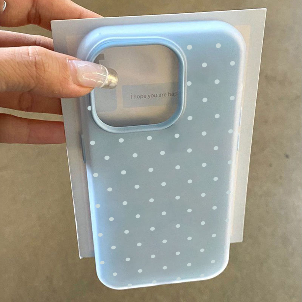 Sevimli Açık Mavi Puantiyeli T - Phone Cases Blue incelemesi ve fiyatı
