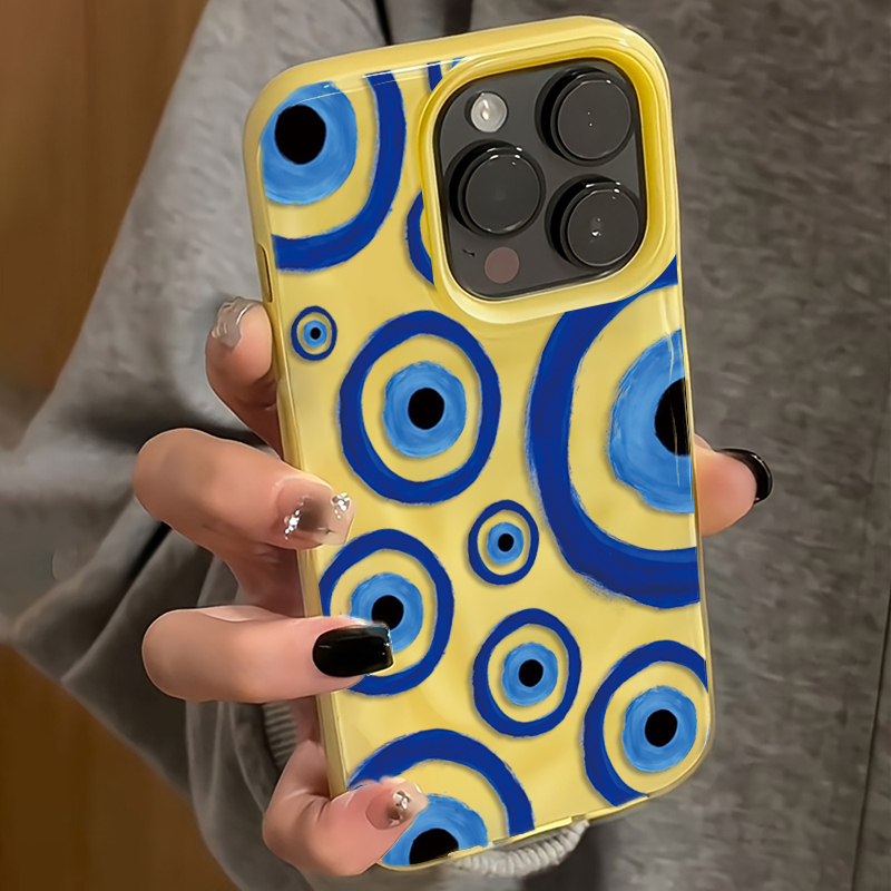 Retro Mavi Göz Tasarımlı TPU T - Phone Cases Blue incelemesi ve fiyatı