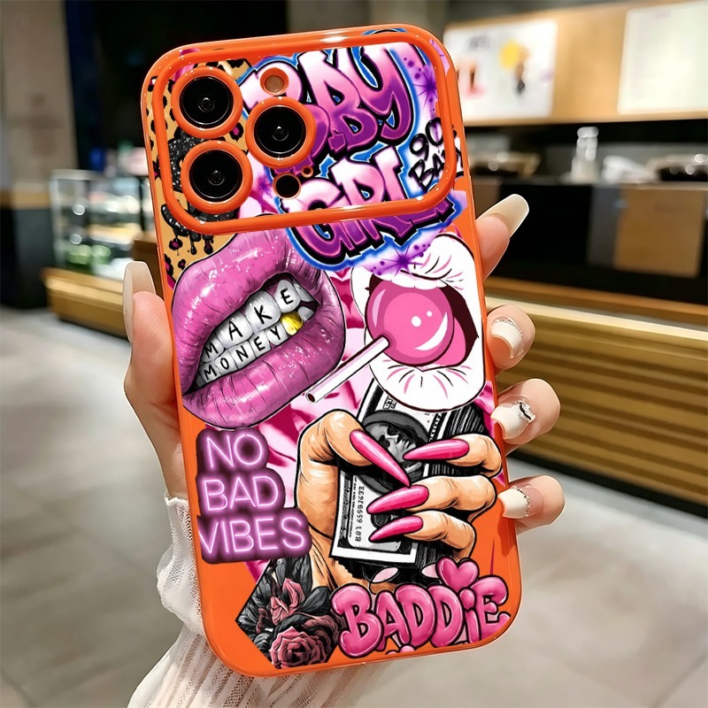 Hip Hop Pembe Dudaklı Bebek Kı - Phone Cases Durable incelemesi ve fiyatı