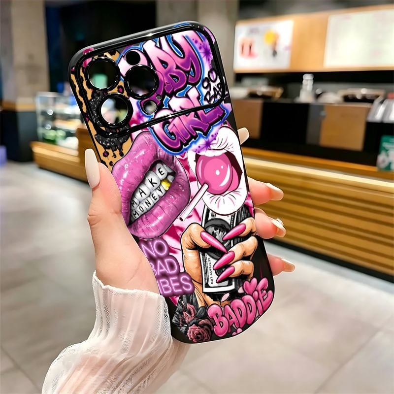 Hip Hop Pembe Dudaklı Bebek Kı - Phone Cases Durable incelemesi ve fiyatı