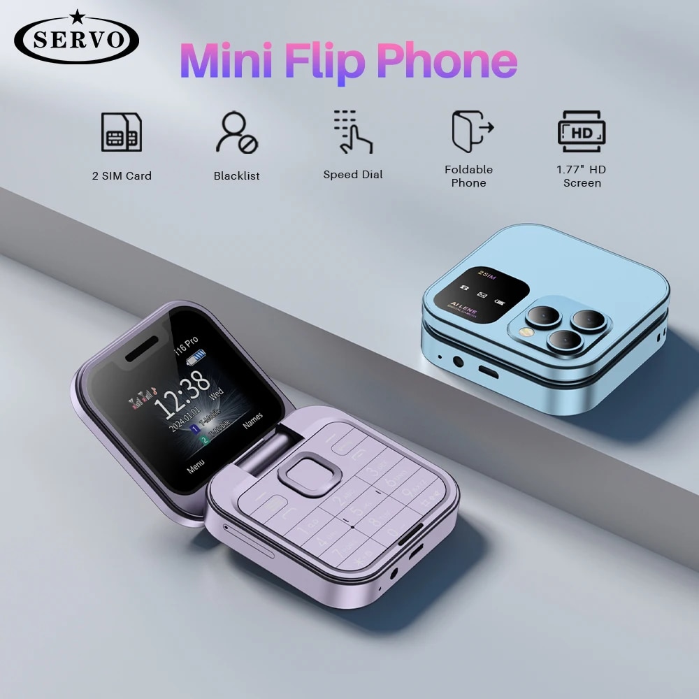 SERVO I16 Pro MIni Katlama Cep - Phone Cases Verizon incelemesi ve fiyatı