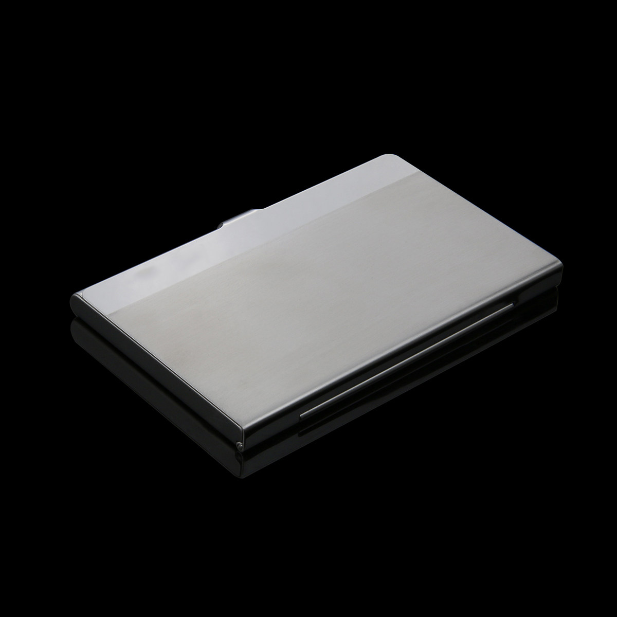 Gümüş Paslanmaz Çelik Taşınabi - Card Holder Slim Case incelemesi ve fiyatı