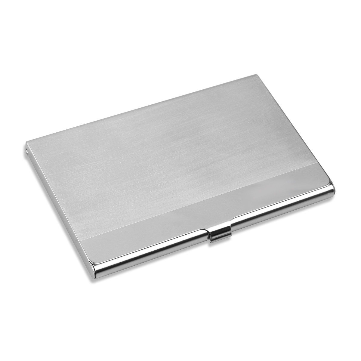 Gümüş Paslanmaz Çelik Taşınabi - Card Holder Slim Case incelemesi ve fiyatı