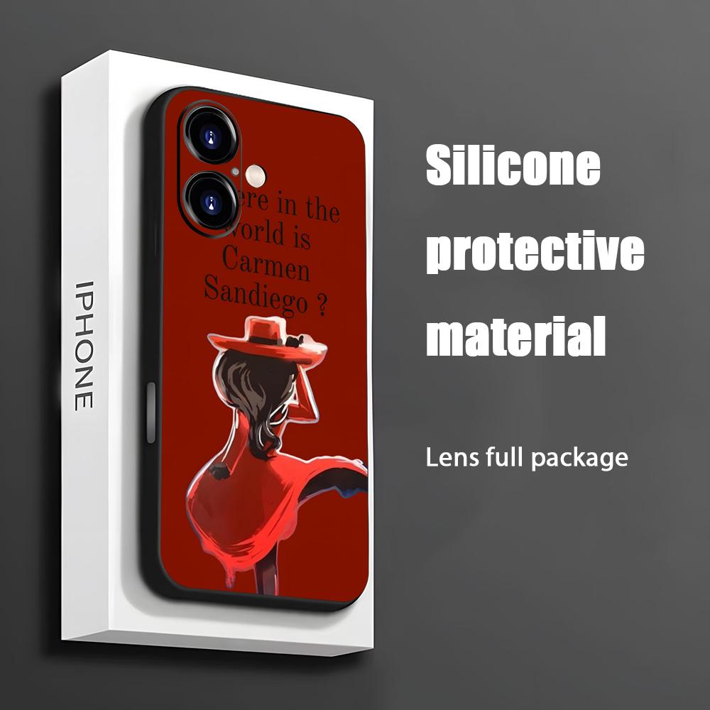 Sıcak Carmen Sandiego Karikatü - Phone Cases Durable incelemesi ve fiyatı