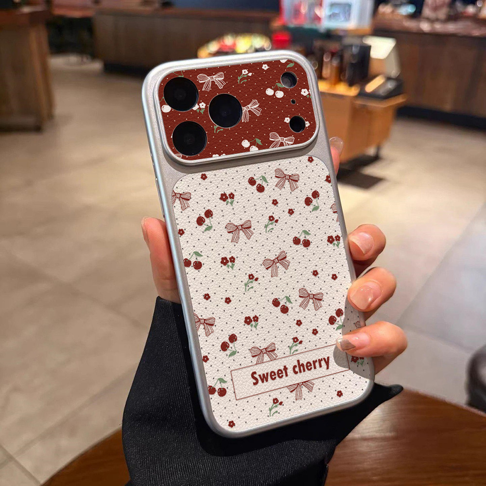 Tatlı Kiraz Fiyonklu Deri Tele - Phone Cases That Cover The Camera incelemesi ve fiyatı