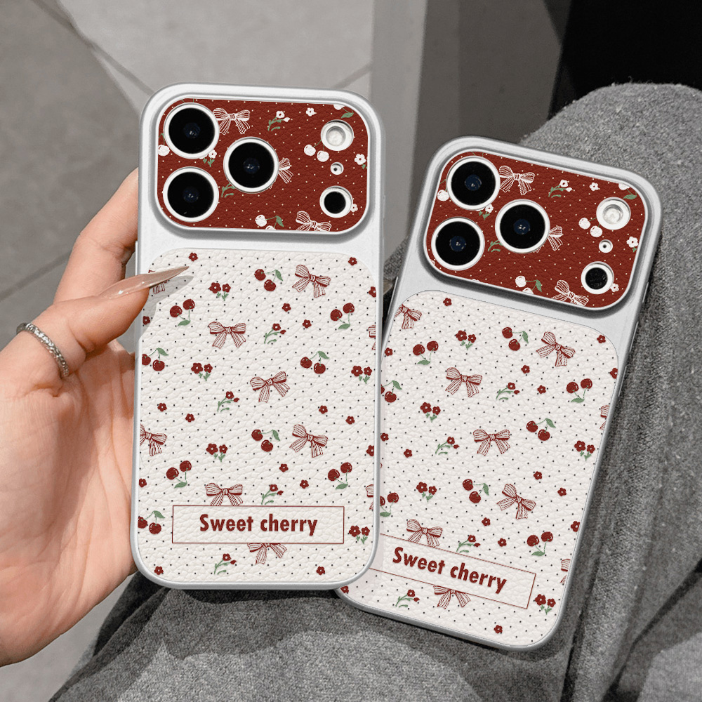 Tatlı Kiraz Fiyonklu Deri Tele - Phone Cases That Cover The Camera incelemesi ve fiyatı