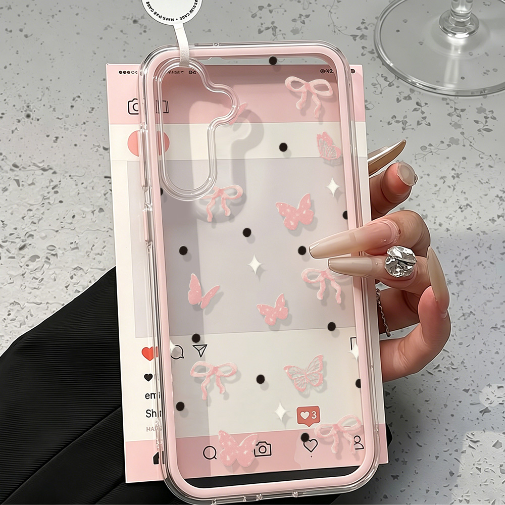 Sevimli Pembe Fiyonklu Yumuşak - Phone Cases That Cover The Camera incelemesi ve fiyatı