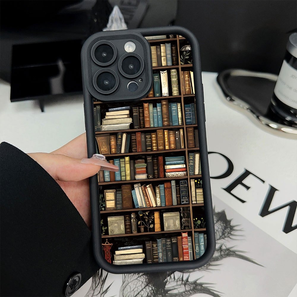 Kitaplık Desenli Yaratıcı Tele - Phone Cases Durable incelemesi ve fiyatı
