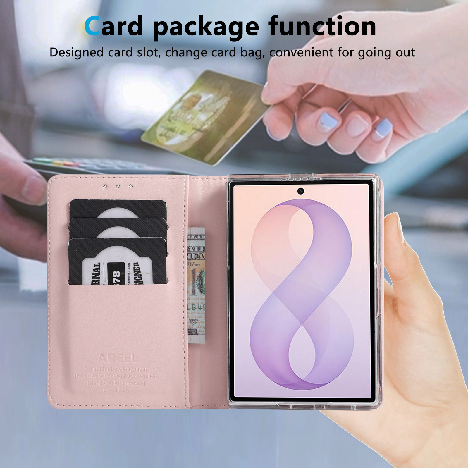 Flip Cards Solt Cüzdan Görünüm - Card Holder Slim Case incelemesi ve fiyatı