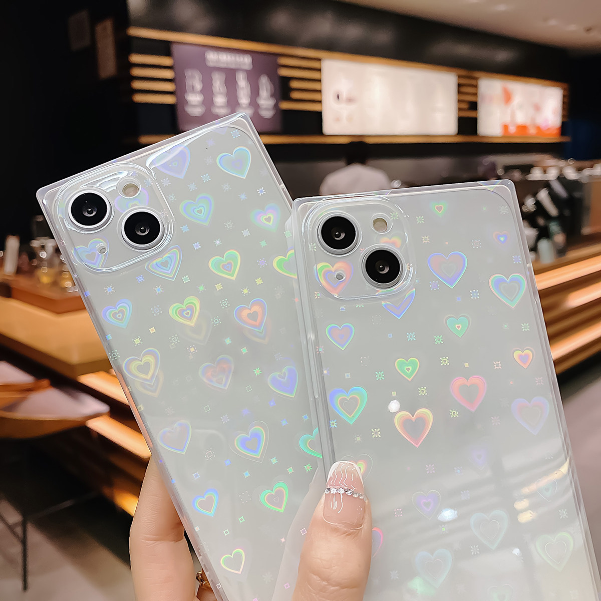 Kalp Desenli Telefon Kılıfı 13 - Glitter Shockproof Case incelemesi ve fiyatı