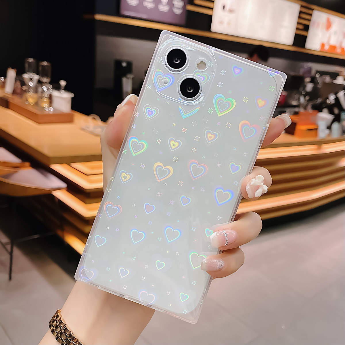 Kalp Desenli Telefon Kılıfı 13 - Glitter Shockproof Case incelemesi ve fiyatı