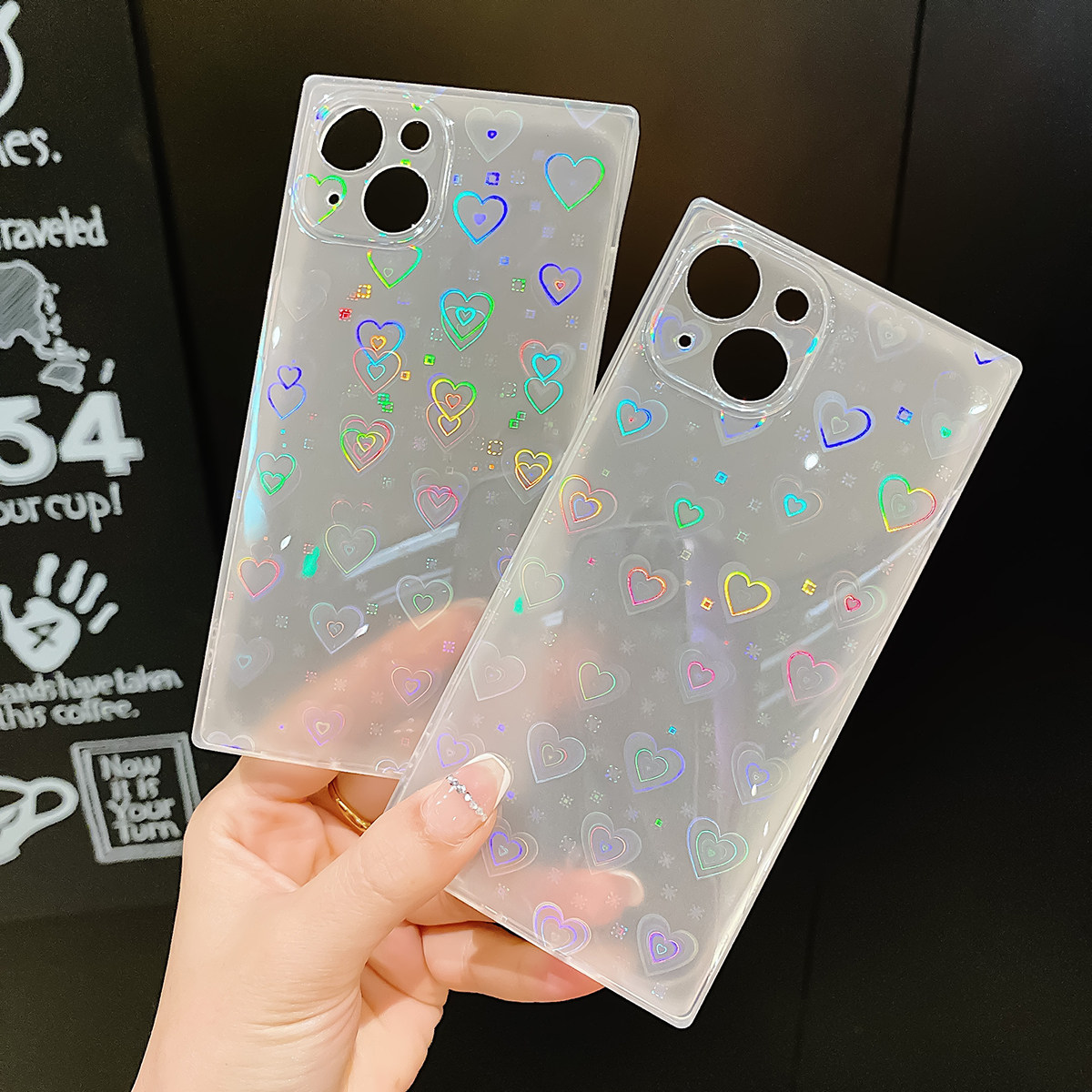 Kalp Desenli Telefon Kılıfı 13 - Glitter Shockproof Case incelemesi ve fiyatı