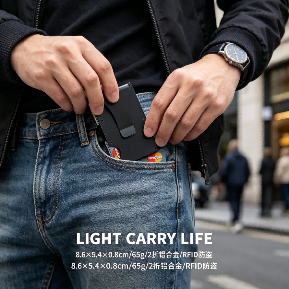 Alüminyum Alaşımlı RFID Engell - Card Holder Slim Case incelemesi ve fiyatı