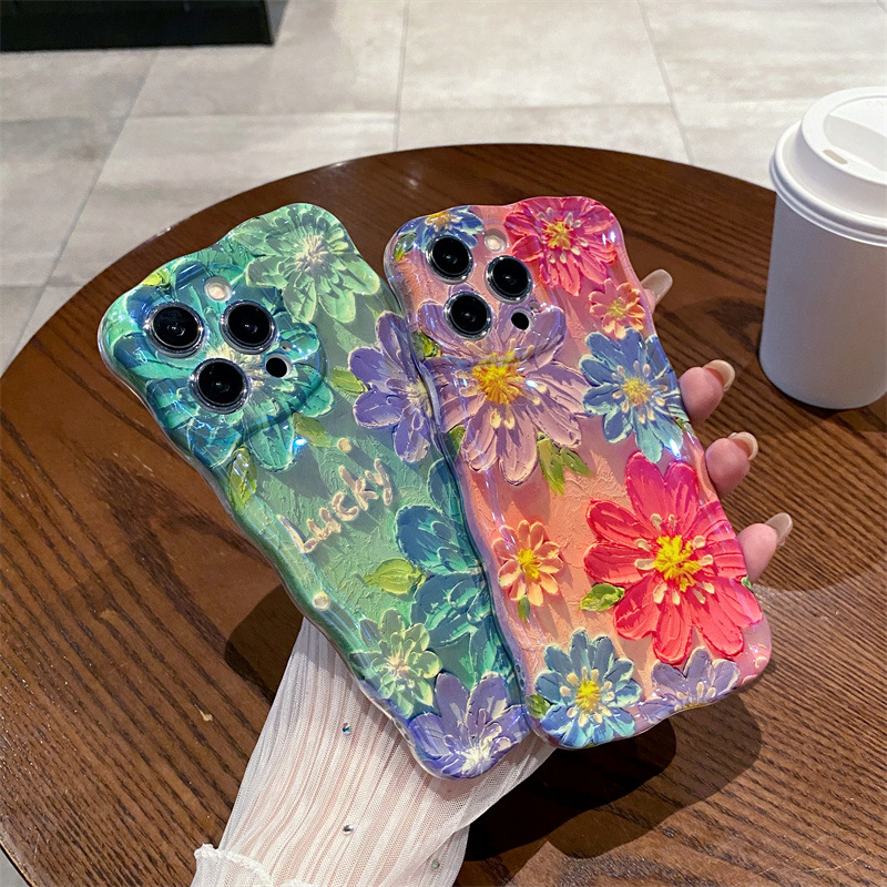 Retro Mavi Işıklı Yağlı Boya Ç - Phone Cases Blue incelemesi ve fiyatı