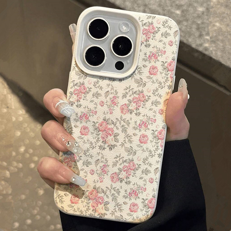 Sevimli Kız Çiçek Desenli Beya - Phone Cases Blue incelemesi ve fiyatı
